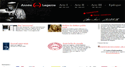 Desktop Screenshot of annee.lagarce.net